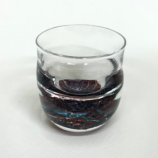 【ガラス酒器】森藤 益一(Yoshikazu MORITOU)「竜胆 ぐい呑み」