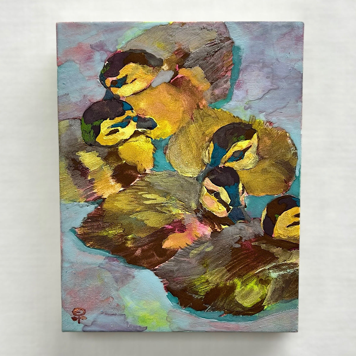 絵画 SHANEGA 絵画】藤原 早苗（Sanae FUJIWARA）「みんなでいれば」 – Show-Mon Art