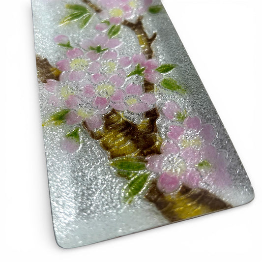 【七宝焼き】創作七宝 122-12「ミニペン皿 桜」