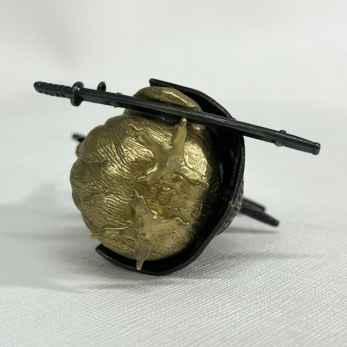 【金属アート】祝迫 芳郎(Yoshiro IWAISAKO)「初陣 〜雛軍〜 刀」