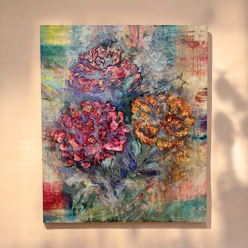 実力派の若手現代アーティスト、吉川 薫平(Kunpei YOSHIKAWA)氏による、美しい芍薬の花々をモチーフとした鮮やかな絵画作品がオンラインショップに登場!!
