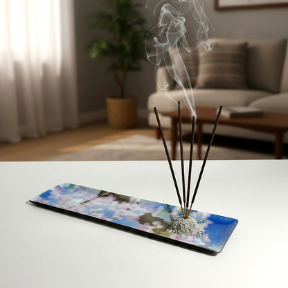 【七宝焼き】創作七宝 122-18「ペン皿（小）新桜」