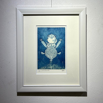 【オリジナル銅版画】前田 勝弘（Katsuhiro MAEDA）「ジカンのハジマリ（ed. 1/10）