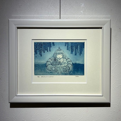 【オリジナル銅版画】前田 勝弘（Katsuhiro MAEDA）「カカエキレナイものがたり（ed. 2/10）」