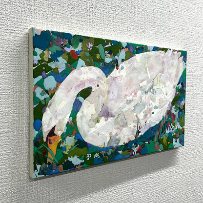 【絵画】藤原 早苗（Sanae FUJIWARA）「もぐもぐタイム」