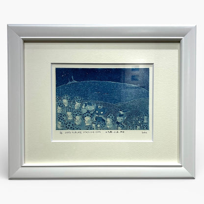 【オリジナル銅版画】前田 勝弘(Katsuhiro MAEDA）「コセイをハッキしようとドリョクしているヒトたち with 九藏, 小滴, 伊拉（ed. 2/10）」