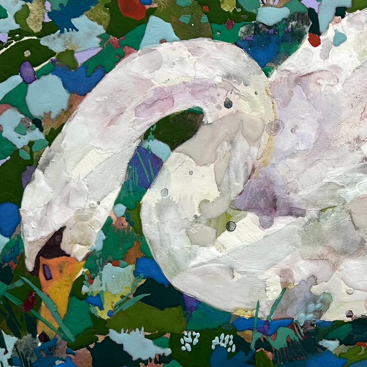 【絵画】藤原 早苗（Sanae FUJIWARA）「もぐもぐタイム」