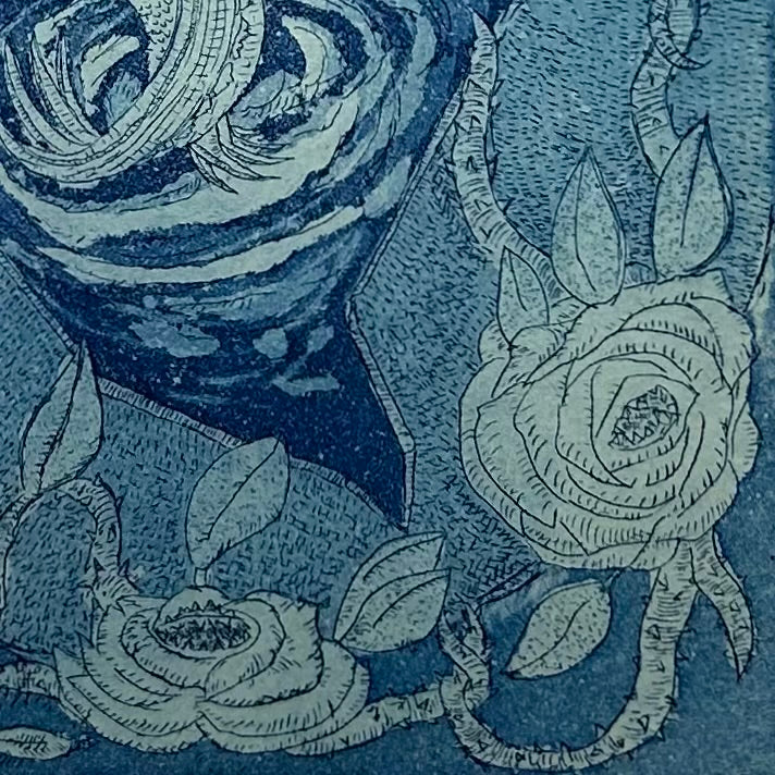 【オリジナル銅版画】前田 勝弘（Katsuhiro MAEDA）「ボクのぼっちがひとりボッチ（ed. 2/10）」