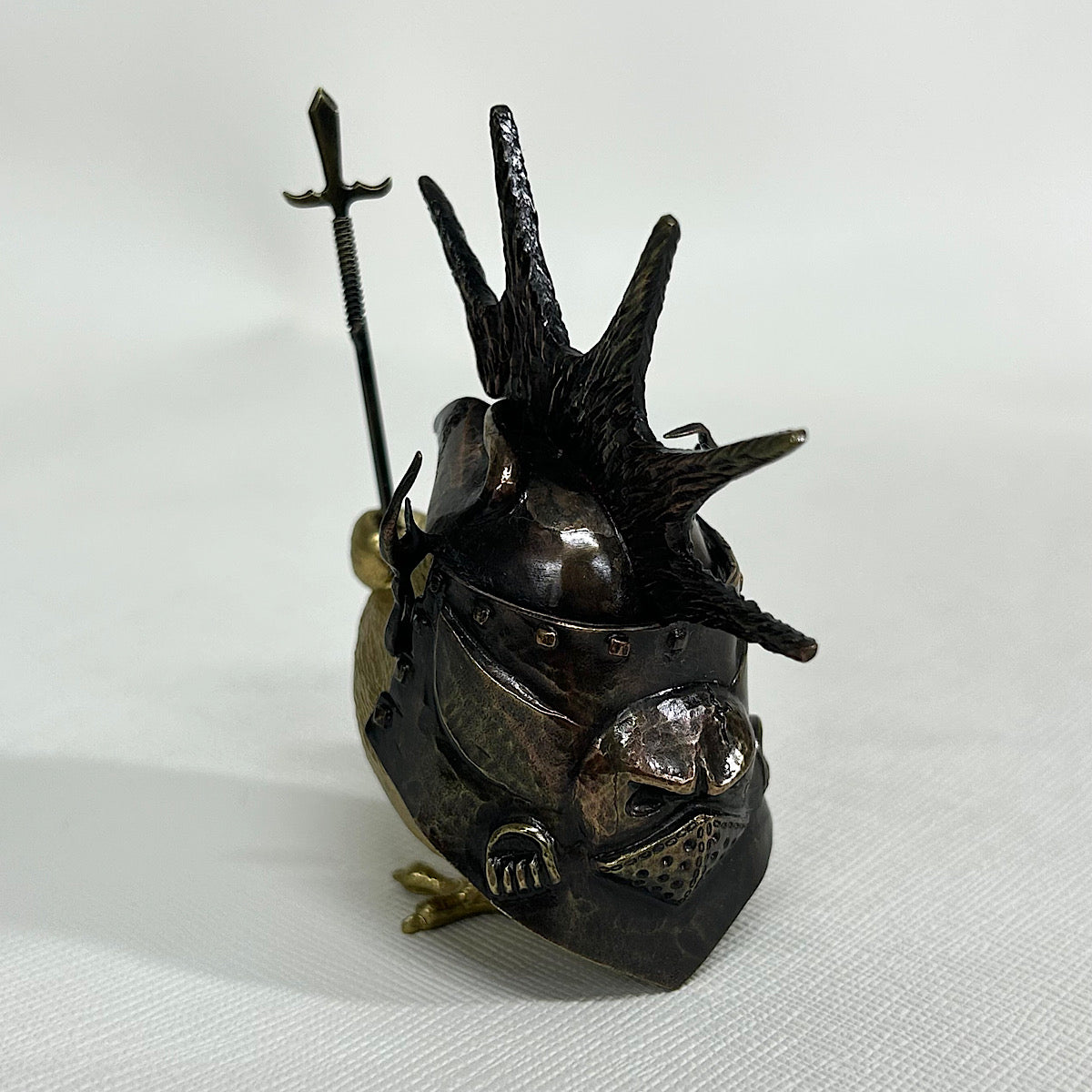 【金属アート】祝迫 芳郎（Yoshiro IWAISAKO）「初陣 〜雛軍〜 槍」