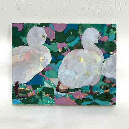 【絵画】藤原 早苗（Sanae FUJIWARA）「ついてく」