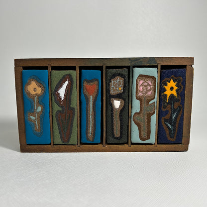 【絵画】杉山 佳（Kei SUGIYAMA）「花を集める」