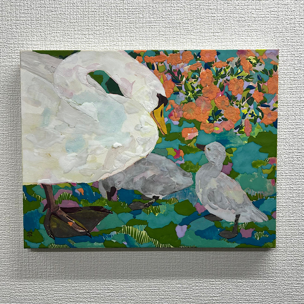 【絵画】藤原 早苗（Sanae FUJIWARA）「あのね」