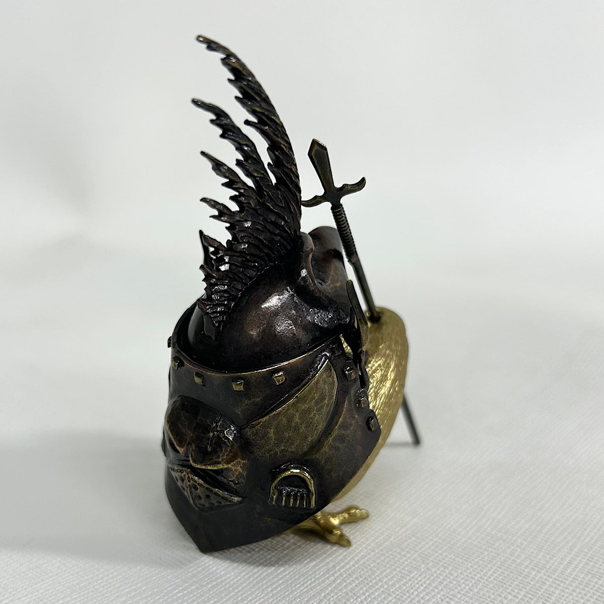 【金属アート】祝迫 芳郎（Yoshiro IWAISAKO）「初陣 〜雛軍〜 槍」