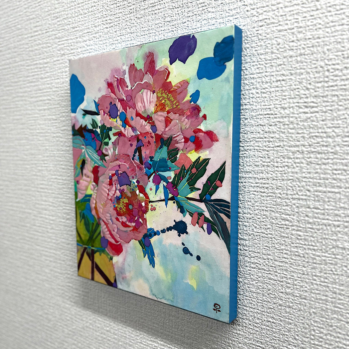 【絵画】藤原 早苗（Sanae FUJIWARA）「ボタン」