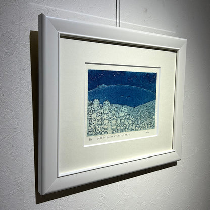 【オリジナル銅版画】前田 勝弘（Katsuhiro MAEDA）「コセイをハッキしようとドリョクしているヒトたち（ed. 4/10）」