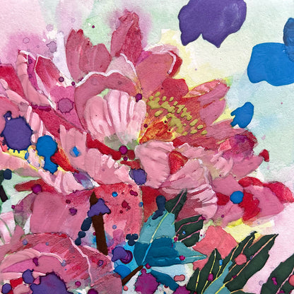 【絵画】藤原 早苗（Sanae FUJIWARA）「ボタン」