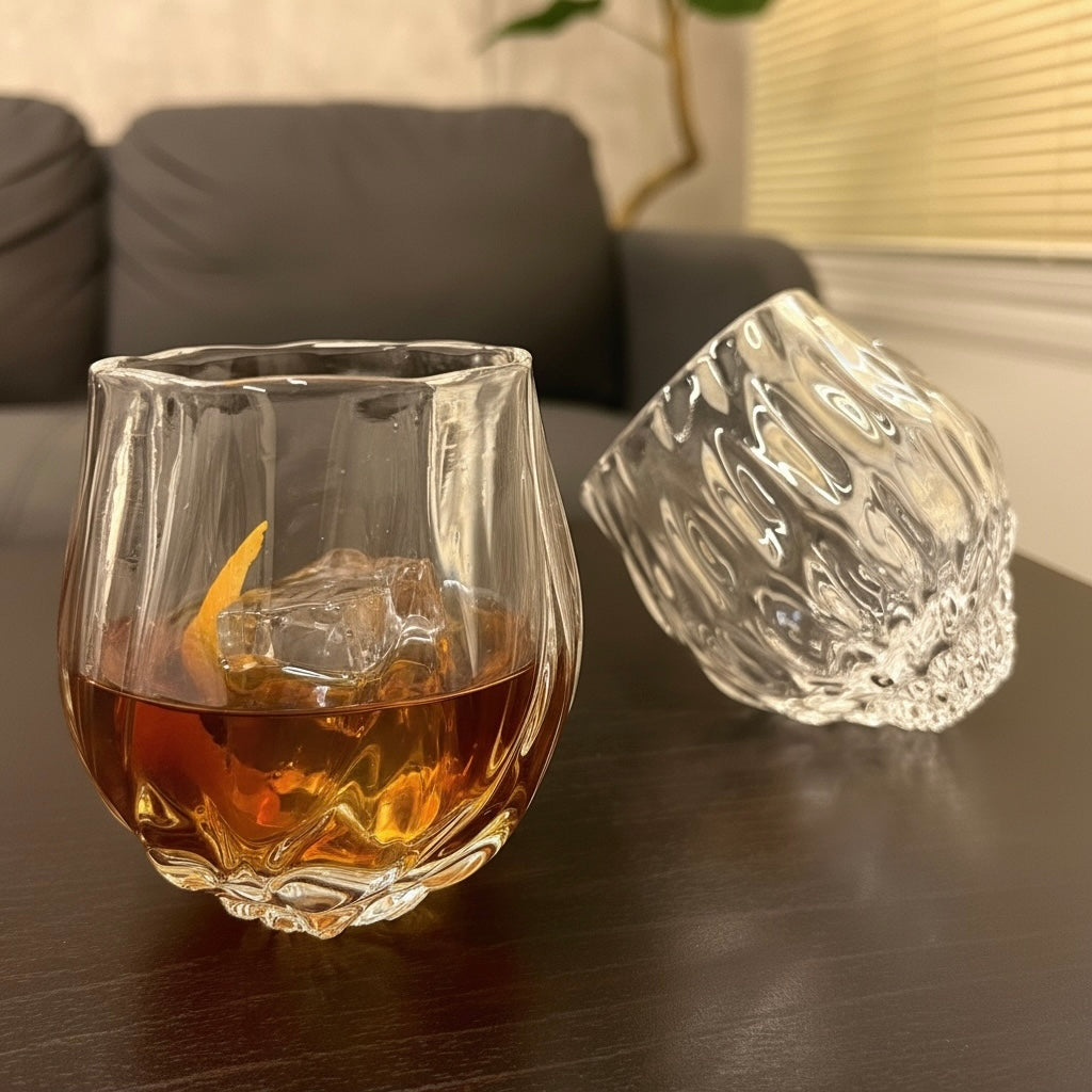 【ドリンクグラス】森藤 益一（Yoshikazu MORITOU）「ウイスキーグラス ゆらぎ」