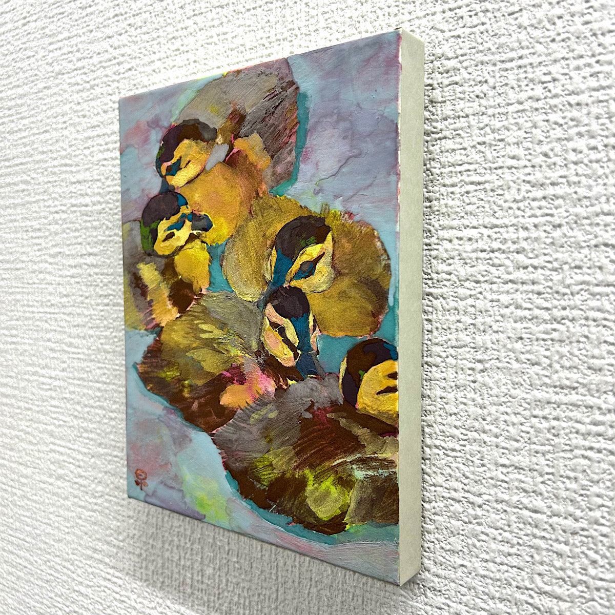 【絵画】藤原 早苗（Sanae FUJIWARA）「みんなでいれば」