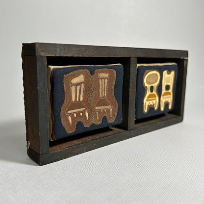 【絵画】杉山 佳（Kei SUGIYAMA）「小さい椅子を集める」