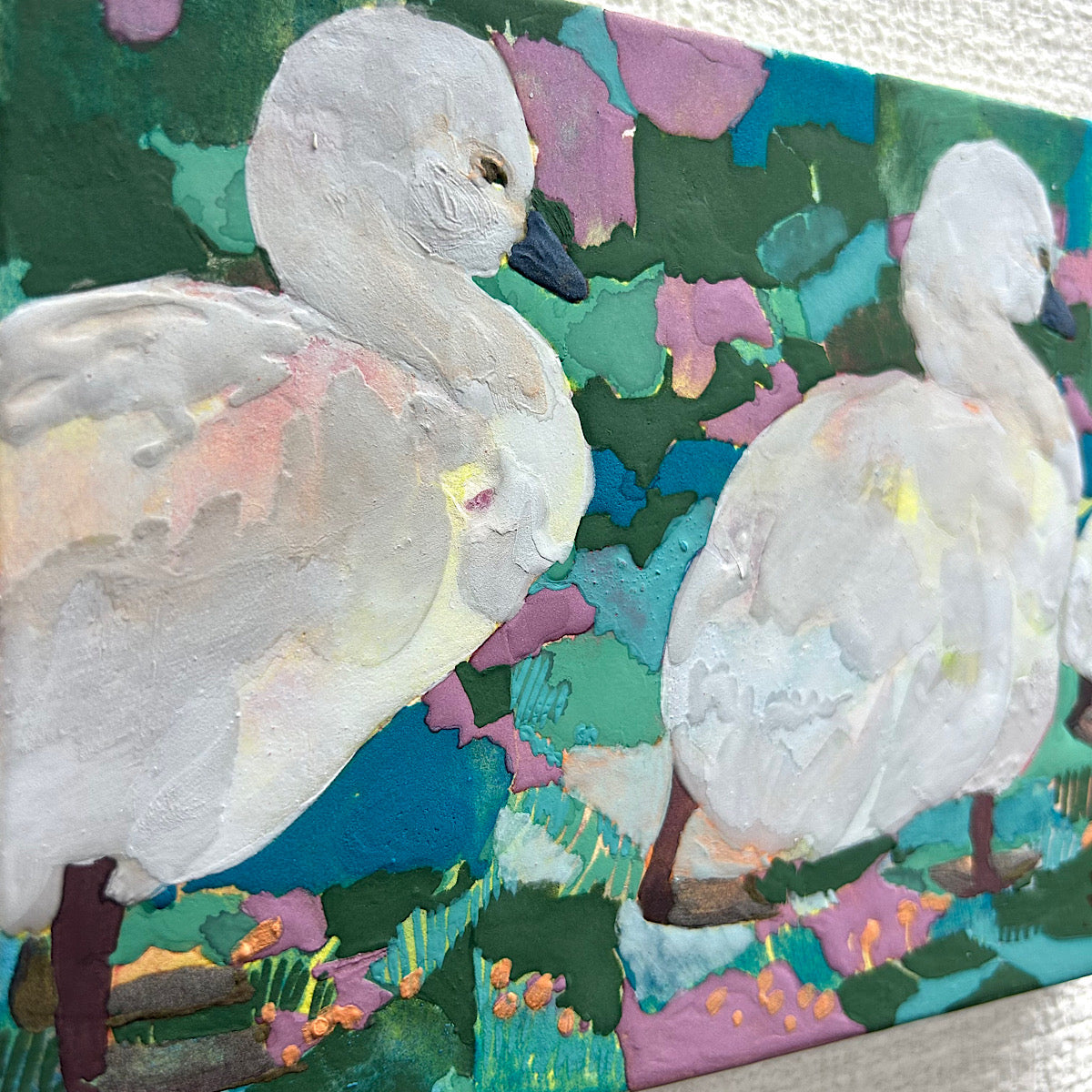 【絵画】藤原 早苗（Sanae FUJIWARA）「ついてく」