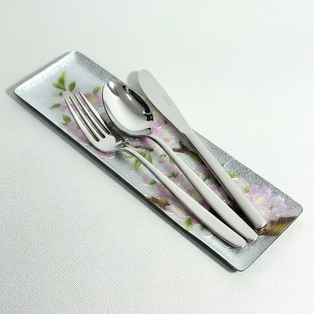 【七宝焼き】創作七宝 122-12「ミニペン皿  桜」