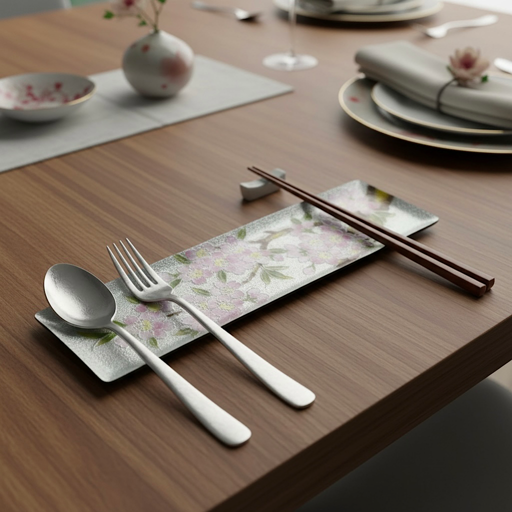 【七宝焼き】創作七宝 122-12「ミニペン皿  桜」