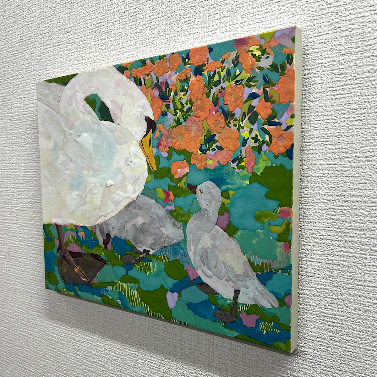 【絵画】藤原 早苗（Sanae FUJIWARA）「あのね」