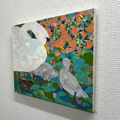 【絵画】藤原 早苗（Sanae FUJIWARA）「あのね」