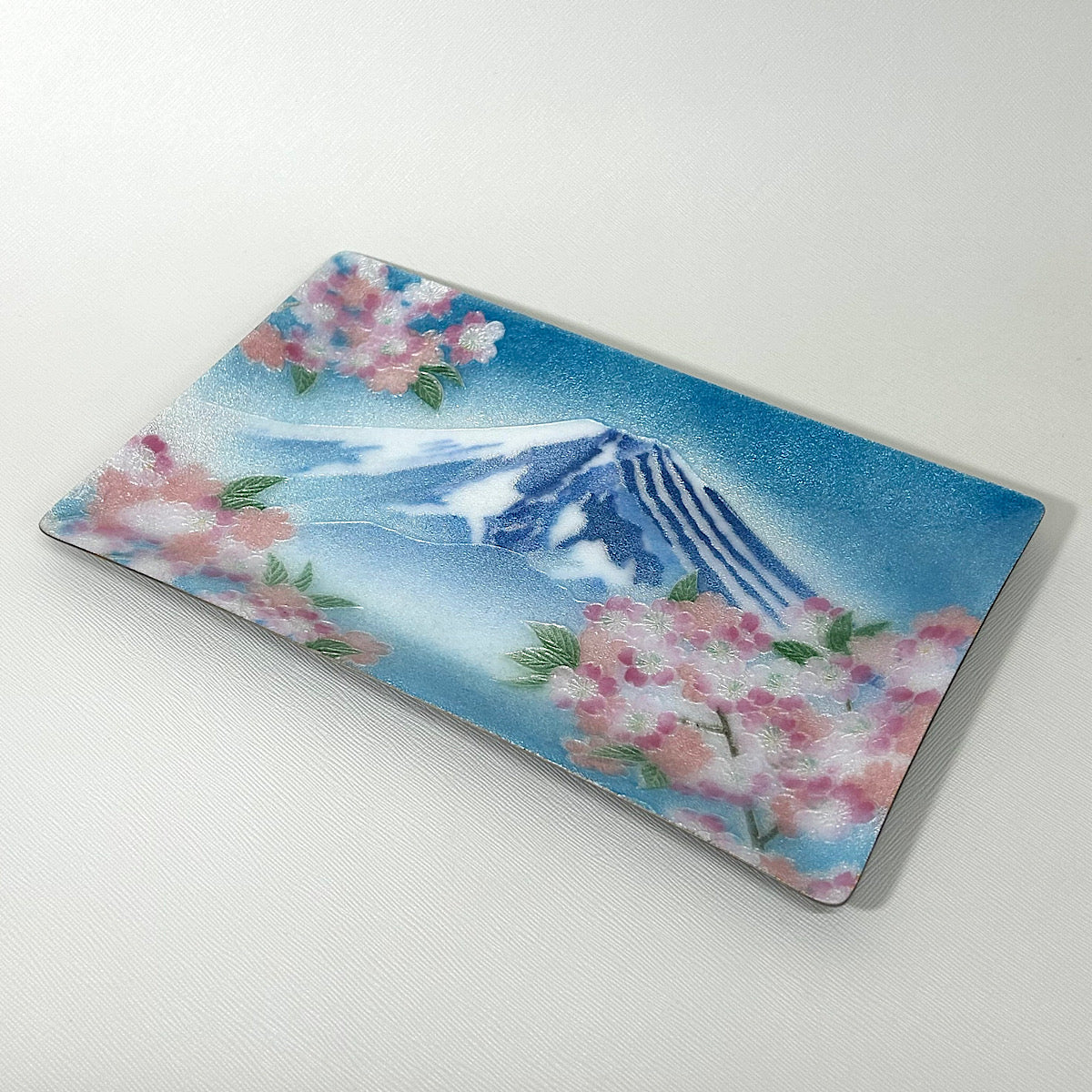 【七宝焼き】創作七宝 104-11「飾皿 58 富士桜」