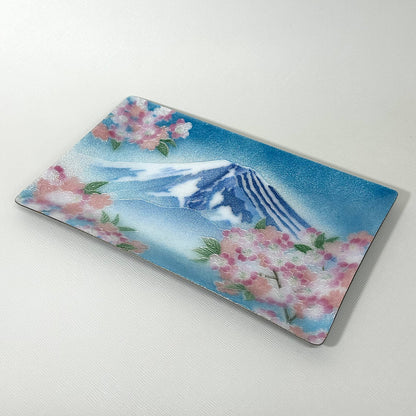 【七宝焼き】創作七宝 104-11「飾皿 58 富士桜」