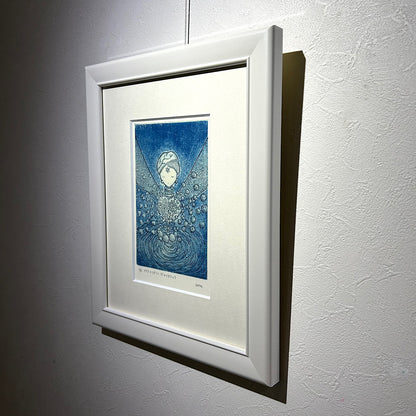 【オリジナル銅版画】前田 勝弘（Katsuhiro MAEDA）「キモチのヒダリとミギはヒタイショウ（ed. 4/10）」