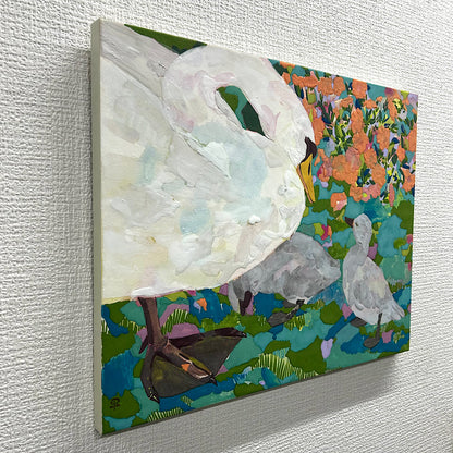 【絵画】藤原 早苗（Sanae FUJIWARA）「あのね」