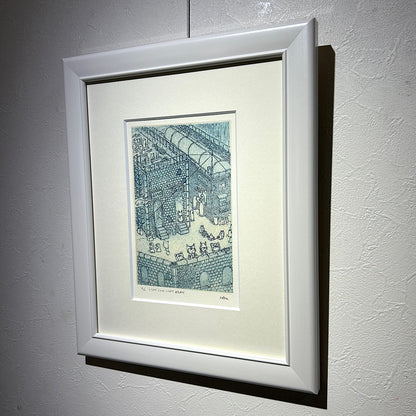 【オリジナル銅版画】前田 勝弘（Katsuhiro MAEDA）「シラナイくにのシラナイまちかど（ed. 4/10）」