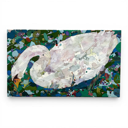 【絵画】藤原 早苗（Sanae FUJIWARA）「もぐもぐタイム」