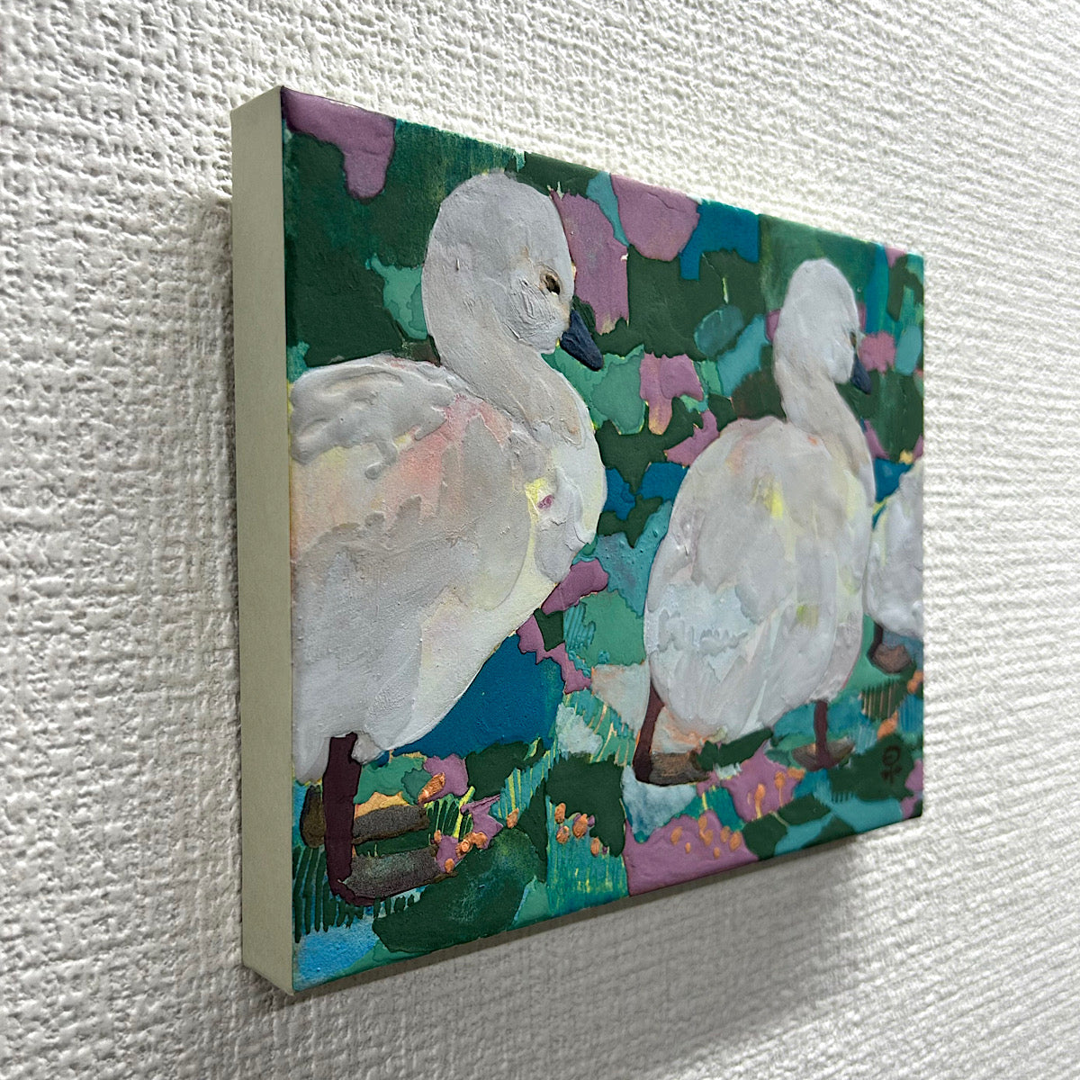 【絵画】藤原 早苗（Sanae FUJIWARA）「ついてく」