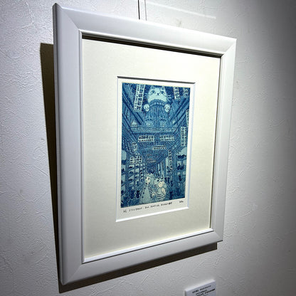 【オリジナル銅版画】前田 勝弘（Katsuhiro MAEDA）「ドクリツきねんび... ネコの、ネコのテによる、ネコのための都市（ed. 2/10）」