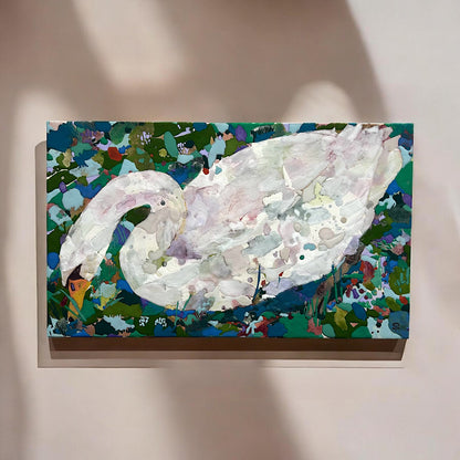 【絵画】藤原 早苗（Sanae FUJIWARA）「もぐもぐタイム」