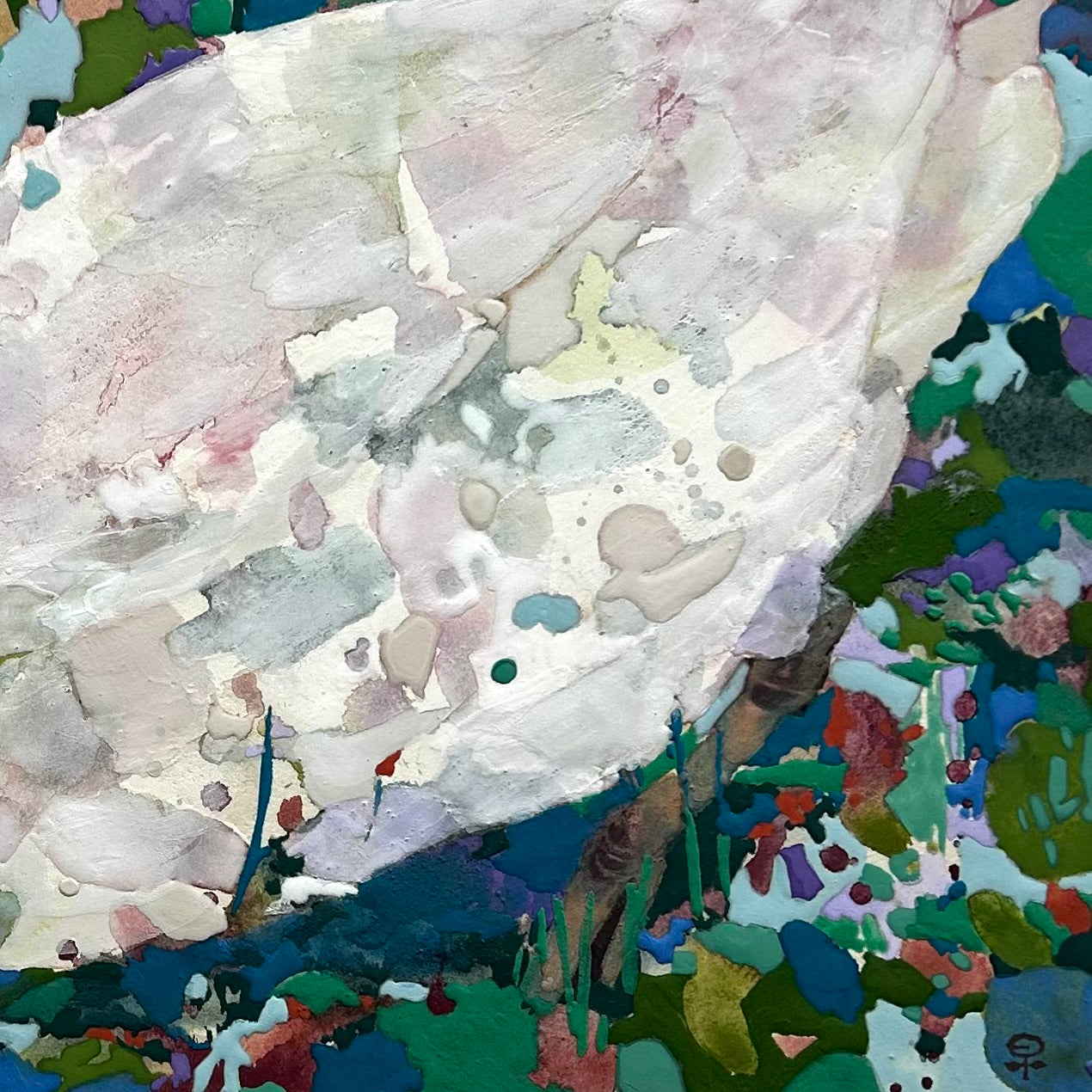 【絵画】藤原 早苗（Sanae FUJIWARA）「もぐもぐタイム」