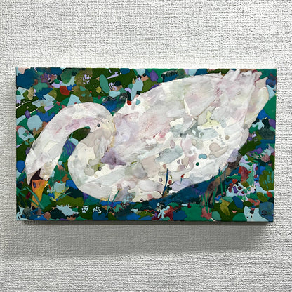 【絵画】藤原 早苗（Sanae FUJIWARA）「もぐもぐタイム」