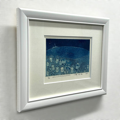【オリジナル銅版画】前田 勝弘(Katsuhiro MAEDA）「コセイをハッキしようとドリョクしているヒトたち with 九藏, 小滴, 伊拉（ed. 10/10）」