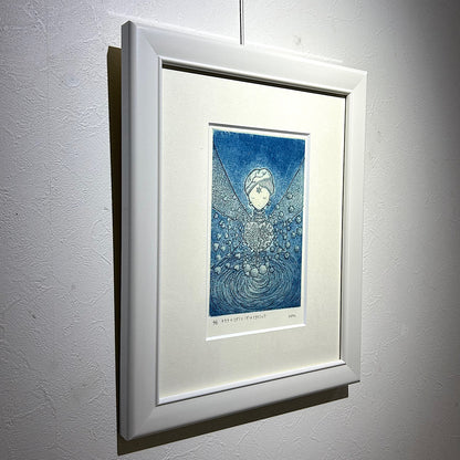 【オリジナル銅版画】前田 勝弘（Katsuhiro MAEDA）「キモチのヒダリとミギはヒタイショウ（ed. 4/10）」